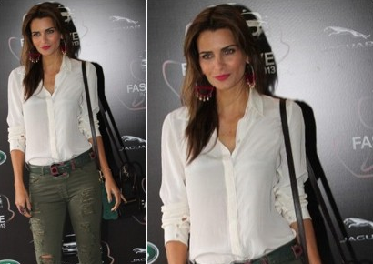 Blogueiro aprova o look de Fernanda Motta